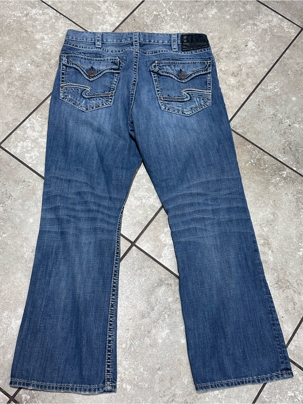 Silver denim jeans Craig 33x30